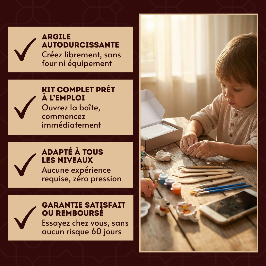 TerraLuna™ – Kit de Poterie Créative