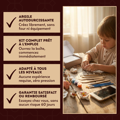 TerraLuna™ – Kit de Poterie Créative
